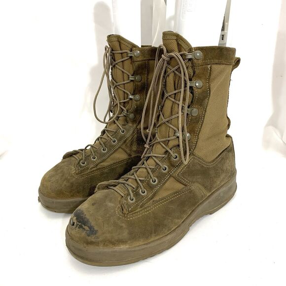 Belleville 330 COY ST Steel Toe Wide Combat Boots Reg Desert Tan Military SZ 9 W - Picture 6 of 14